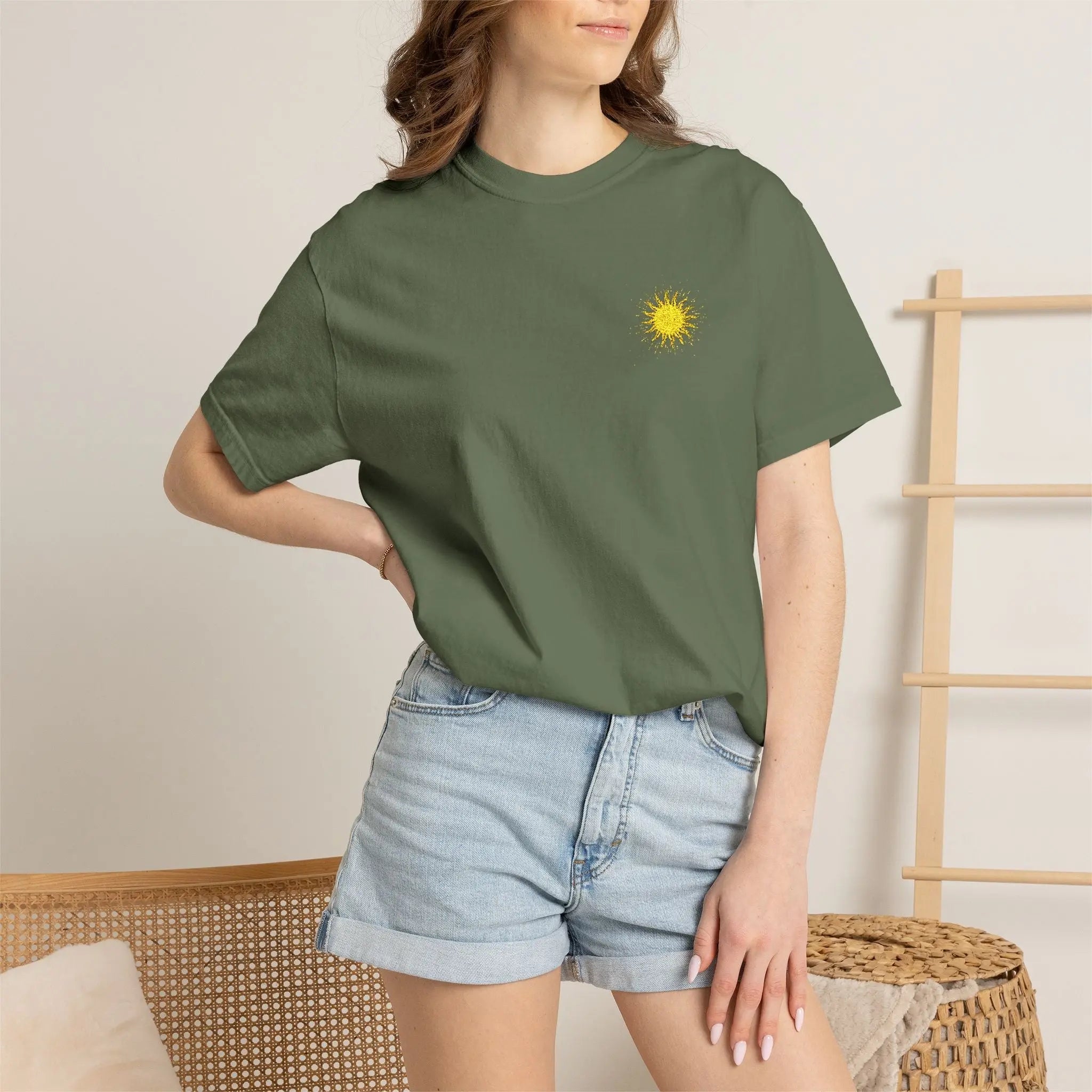 Vitality Sunrise Embroidered T-Shirt Real South Health Co.