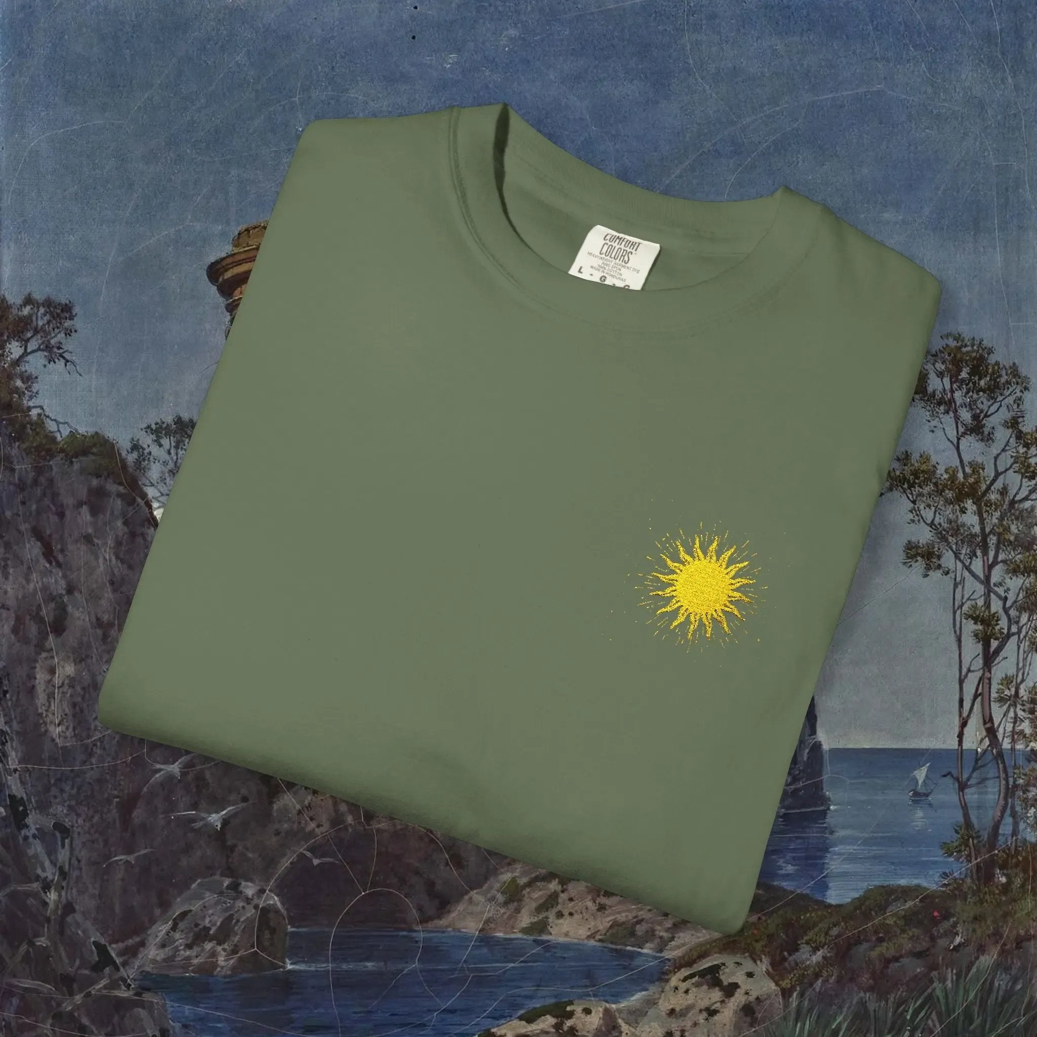 Vitality Sunrise Embroidered T-Shirt Real South Health Co.