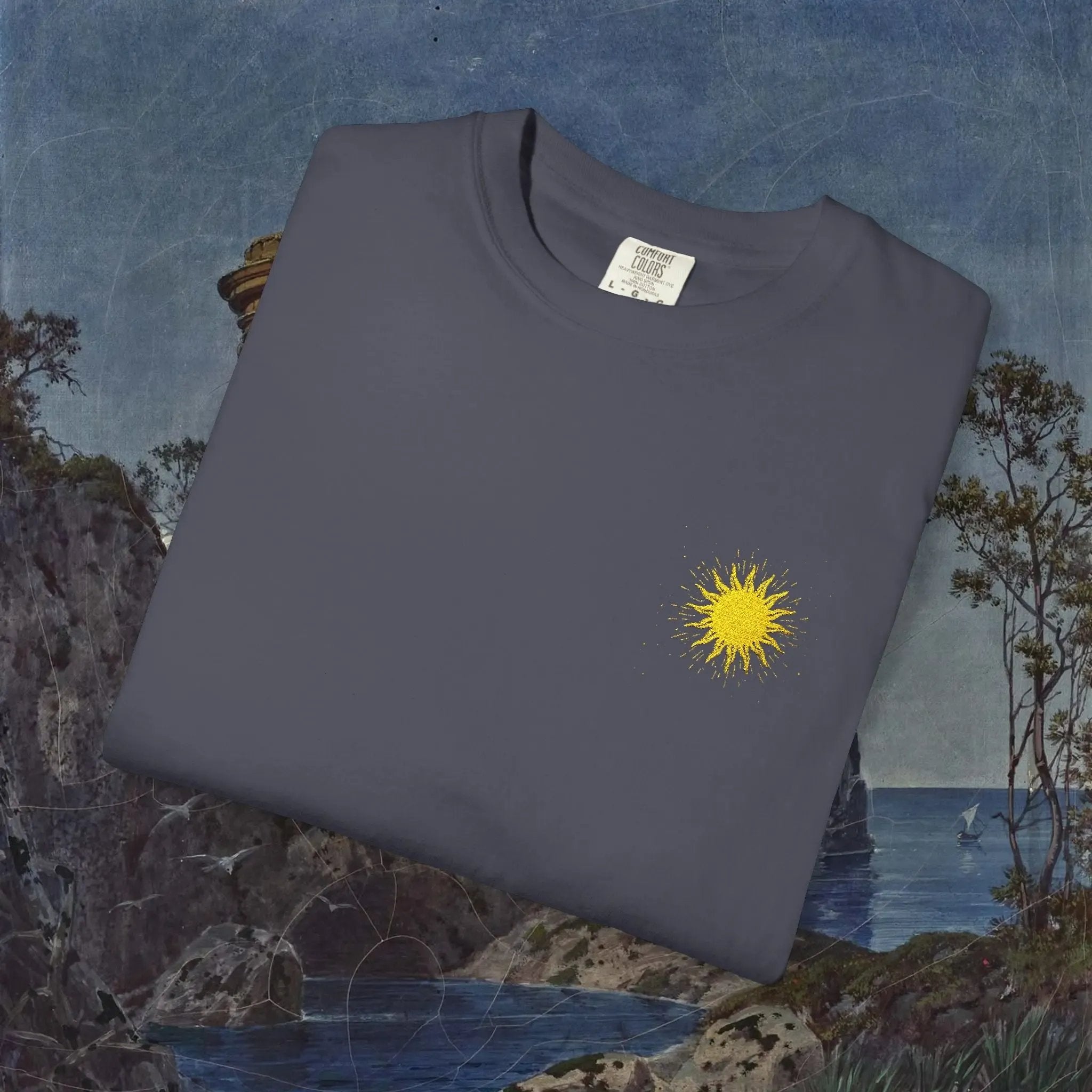 Vitality Sunrise Embroidered T-Shirt Real South Health Co.