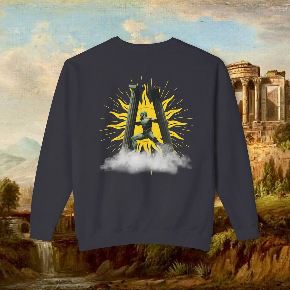 Sunrise pillars of Hercules crew neck Real South Health Co.