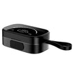 The FLIPSTYLEZLLC Wireless Bluetooth Earphones are compact black TWS sports earbuds with a rectangular, rounded design, touch panel on top, Bluetooth 5.0 pairing, and a looped strap—compatible with Samsung Galaxy and other devices.