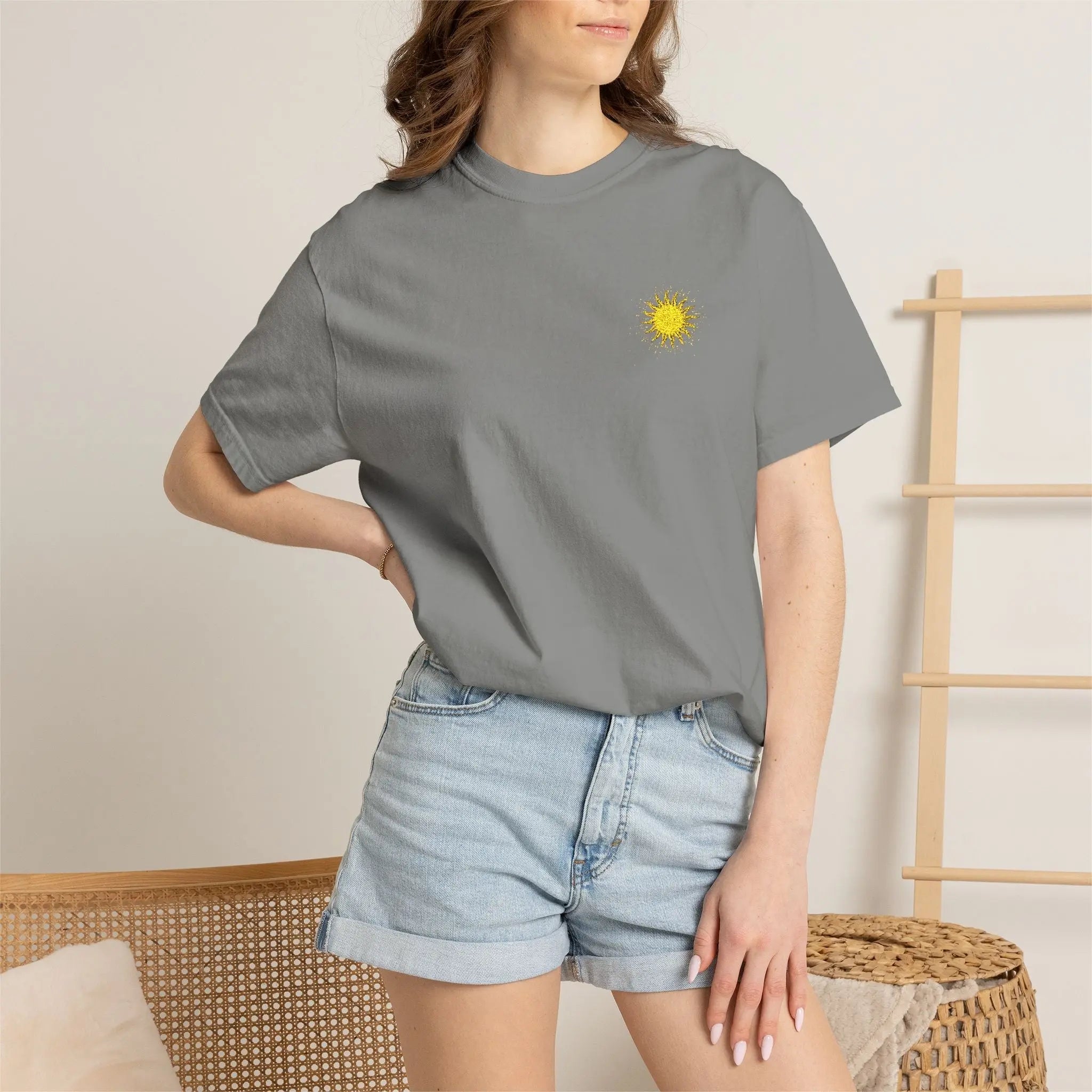 Vitality Sunrise Embroidered T-Shirt Real South Health Co.