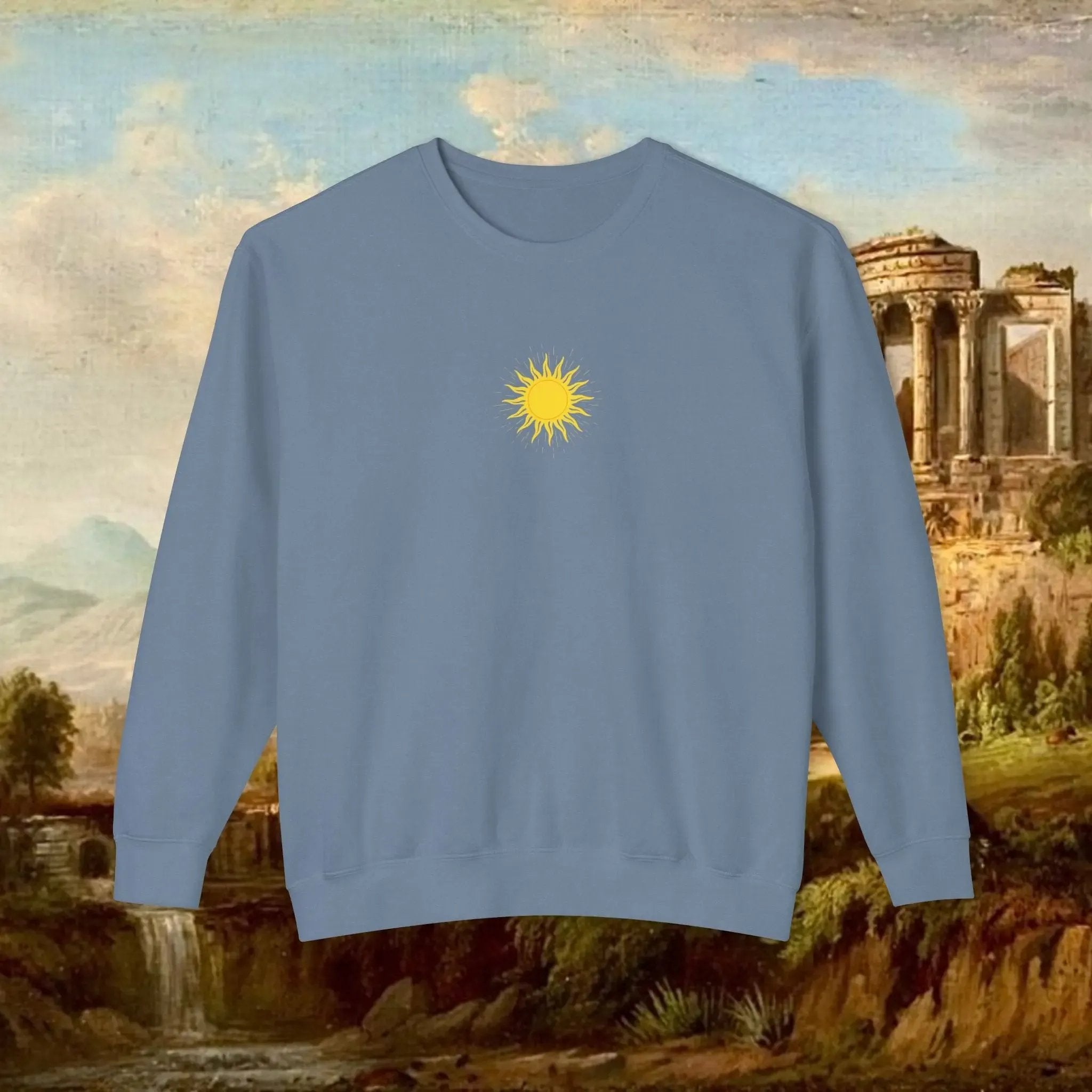 Sunrise pillars of Hercules crew neck Real South Health Co.