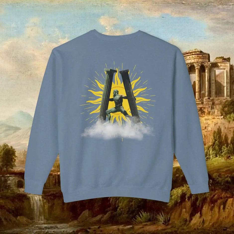 Sunrise pillars of Hercules crew neck Real South Health Co.