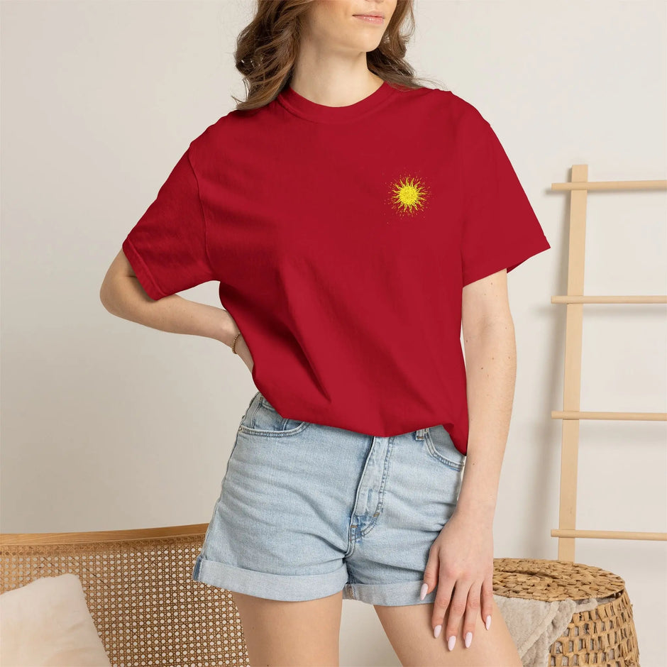 Vitality Sunrise Embroidered T-Shirt Real South Health Co.