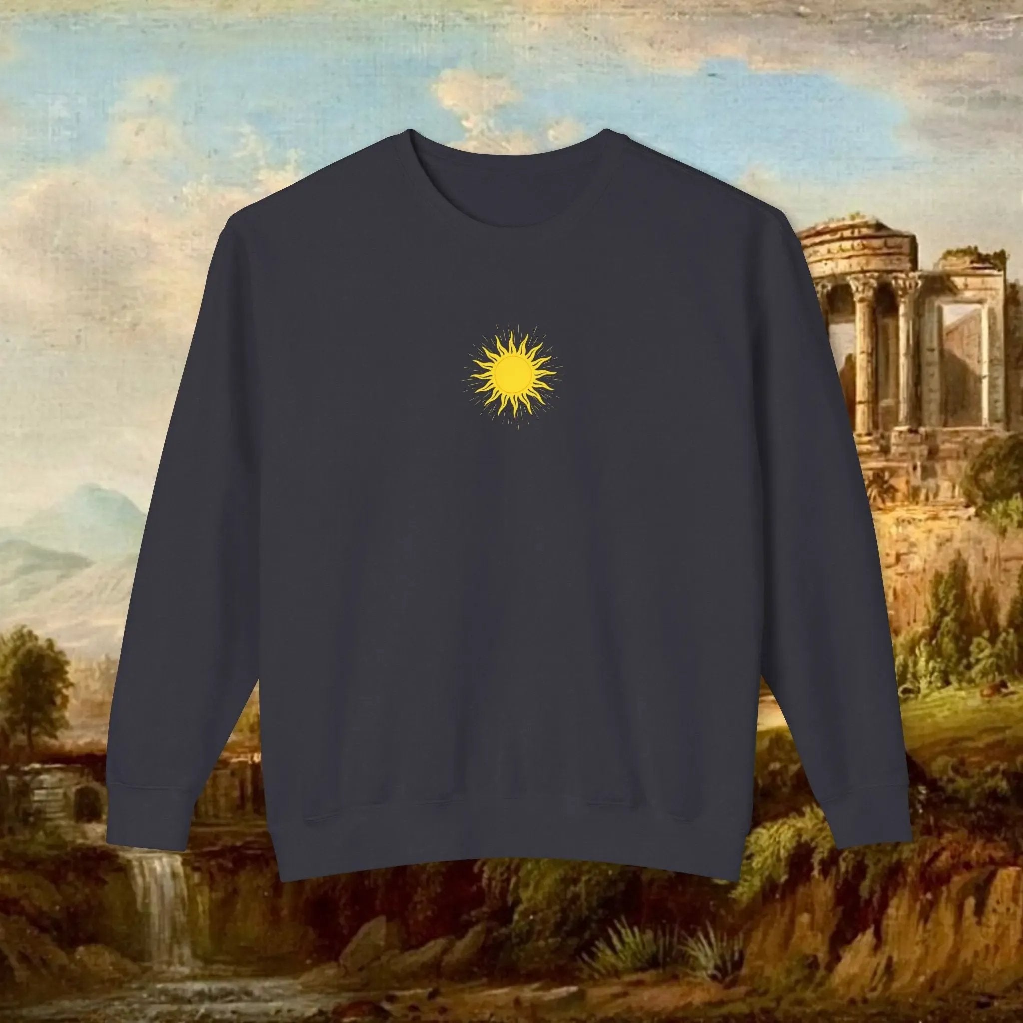 Sunrise pillars of Hercules crew neck Real South Health Co.