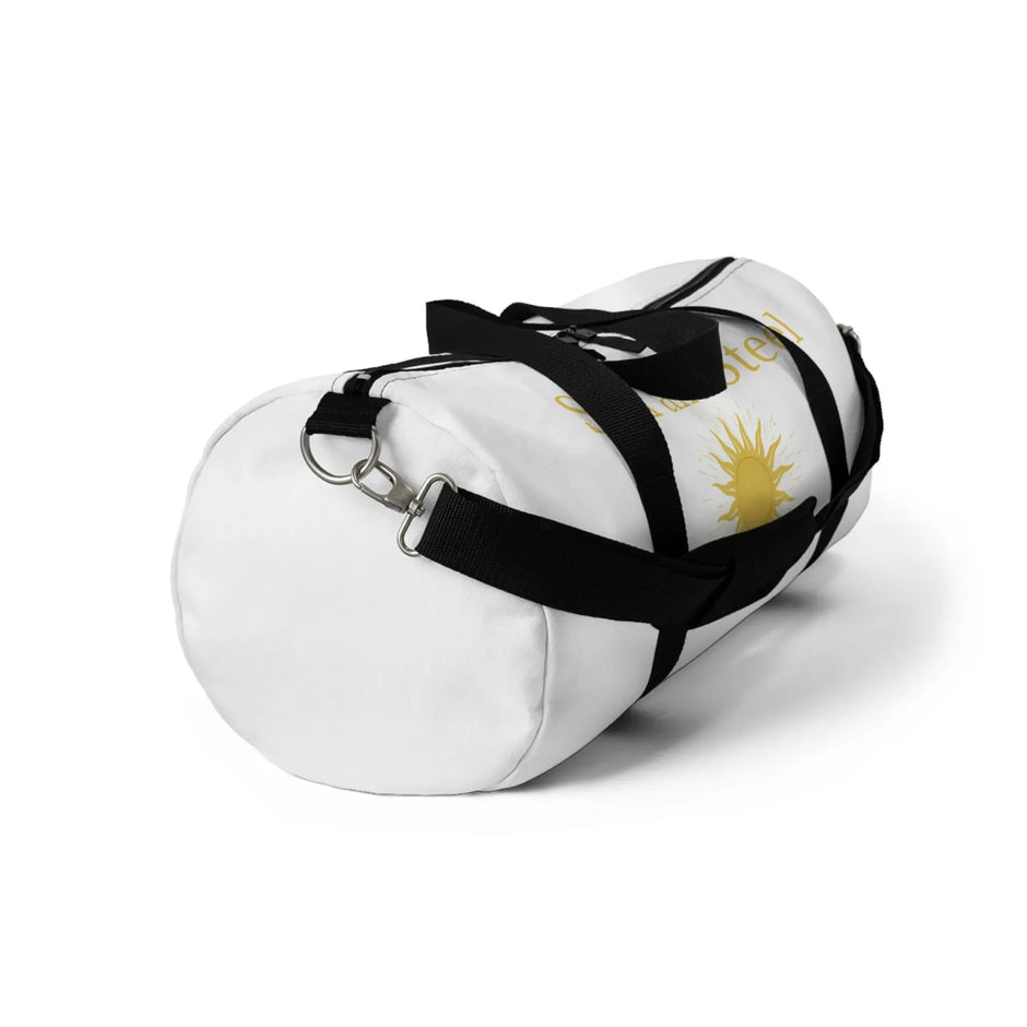 Sun and Steel Duffel Bag — Athletic Travel Gym Bag with Sun Emblem Real South Health Co.