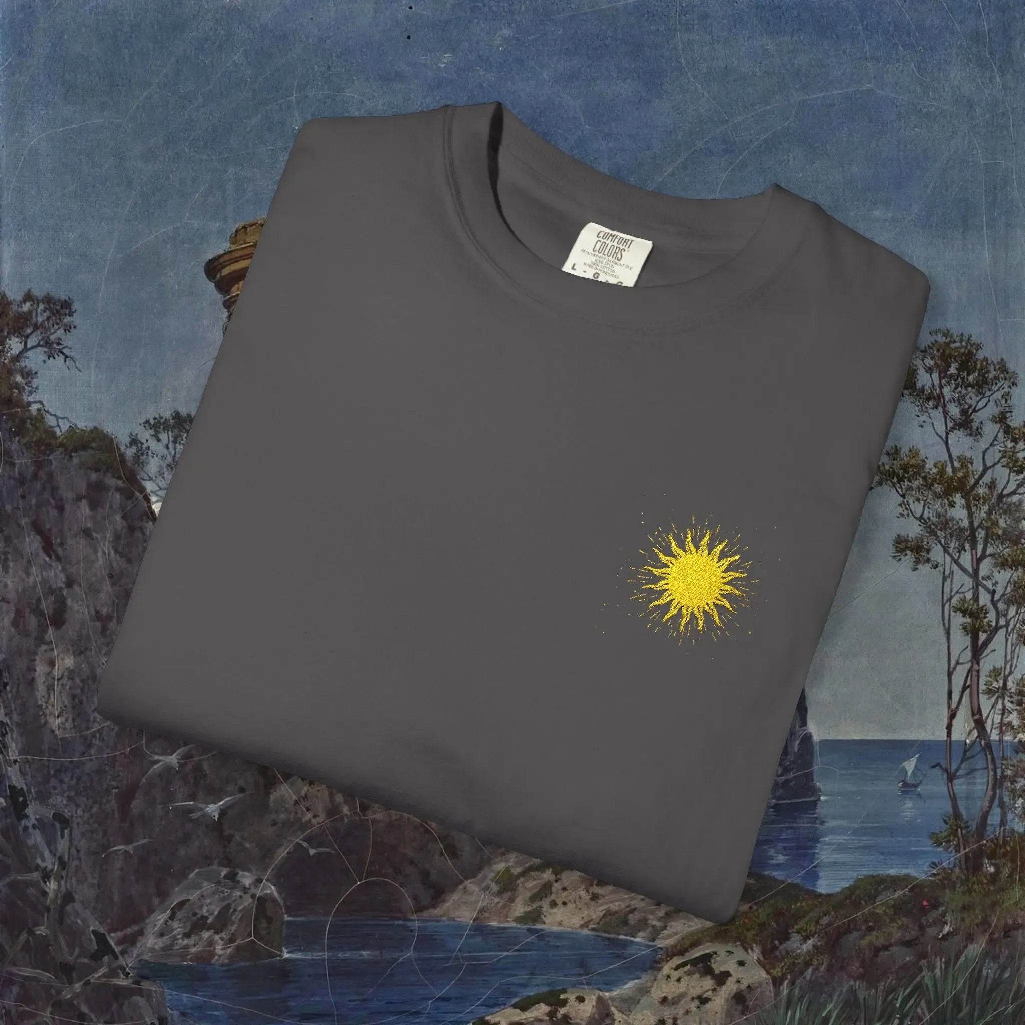 Vitality Sunrise Embroidered T-Shirt Real South Health Co.
