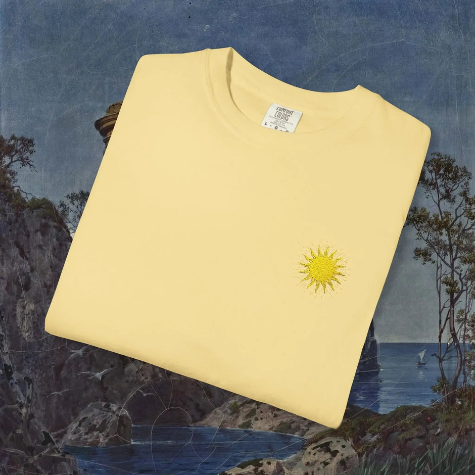 Vitality Sunrise Embroidered T-Shirt Real South Health Co.