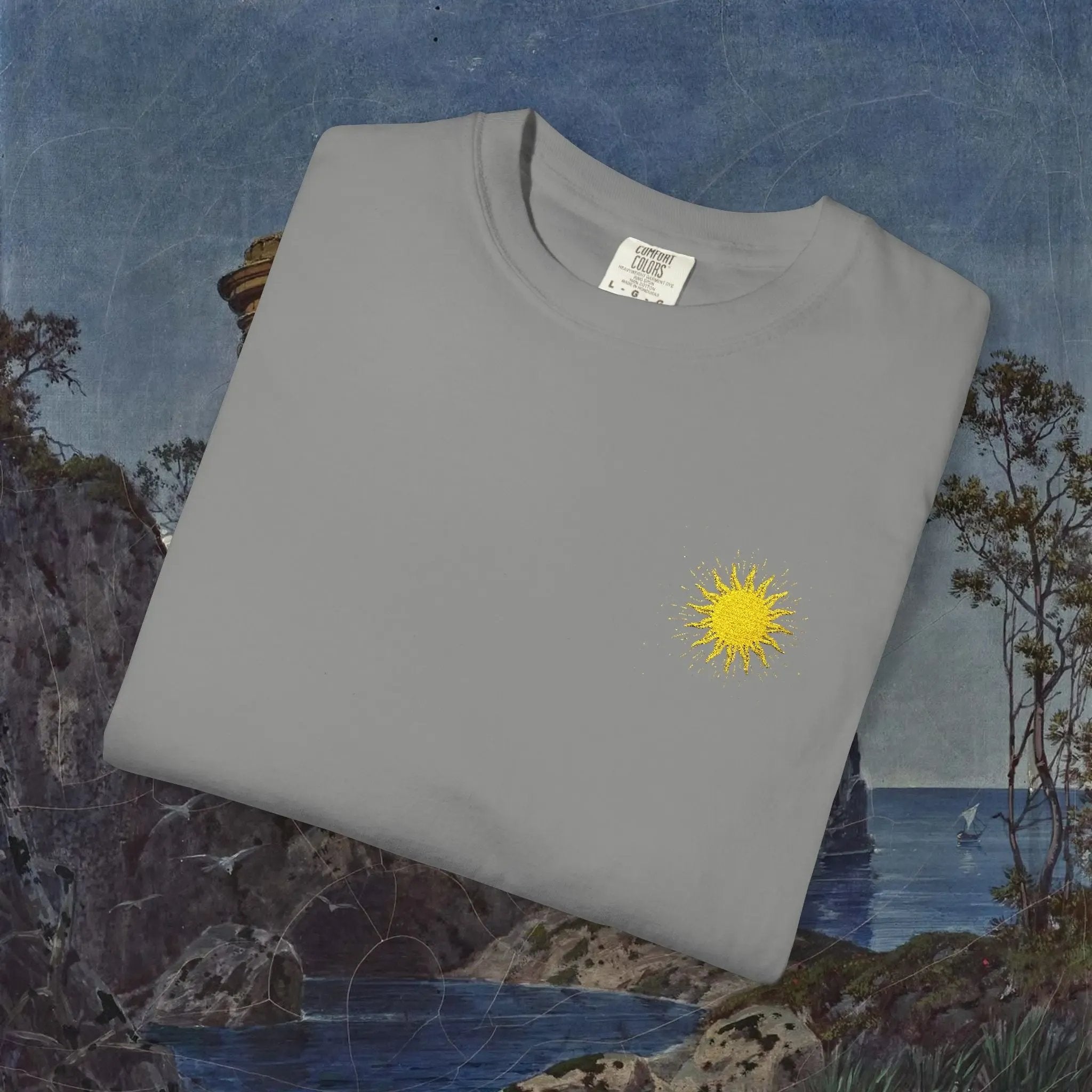Vitality Sunrise Embroidered T-Shirt Real South Health Co.