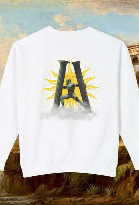 Sunrise pillars of Hercules crew neck Real South Health Co.