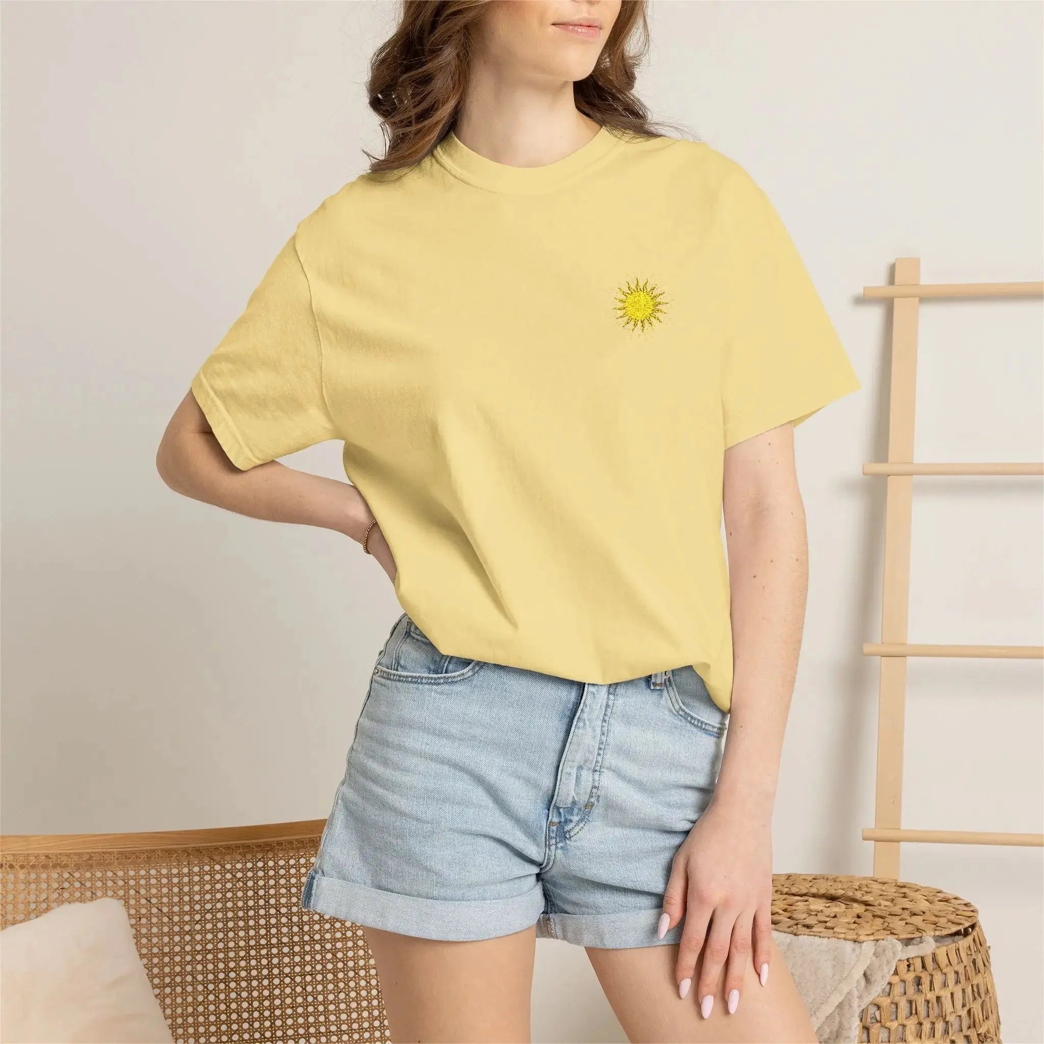 Vitality Sunrise Embroidered T-Shirt Real South Health Co.