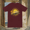 Mythic Sun Apollo Chariot T-Shirt — Apollo and his chariot cresting the rising sun. Real South Health Co.