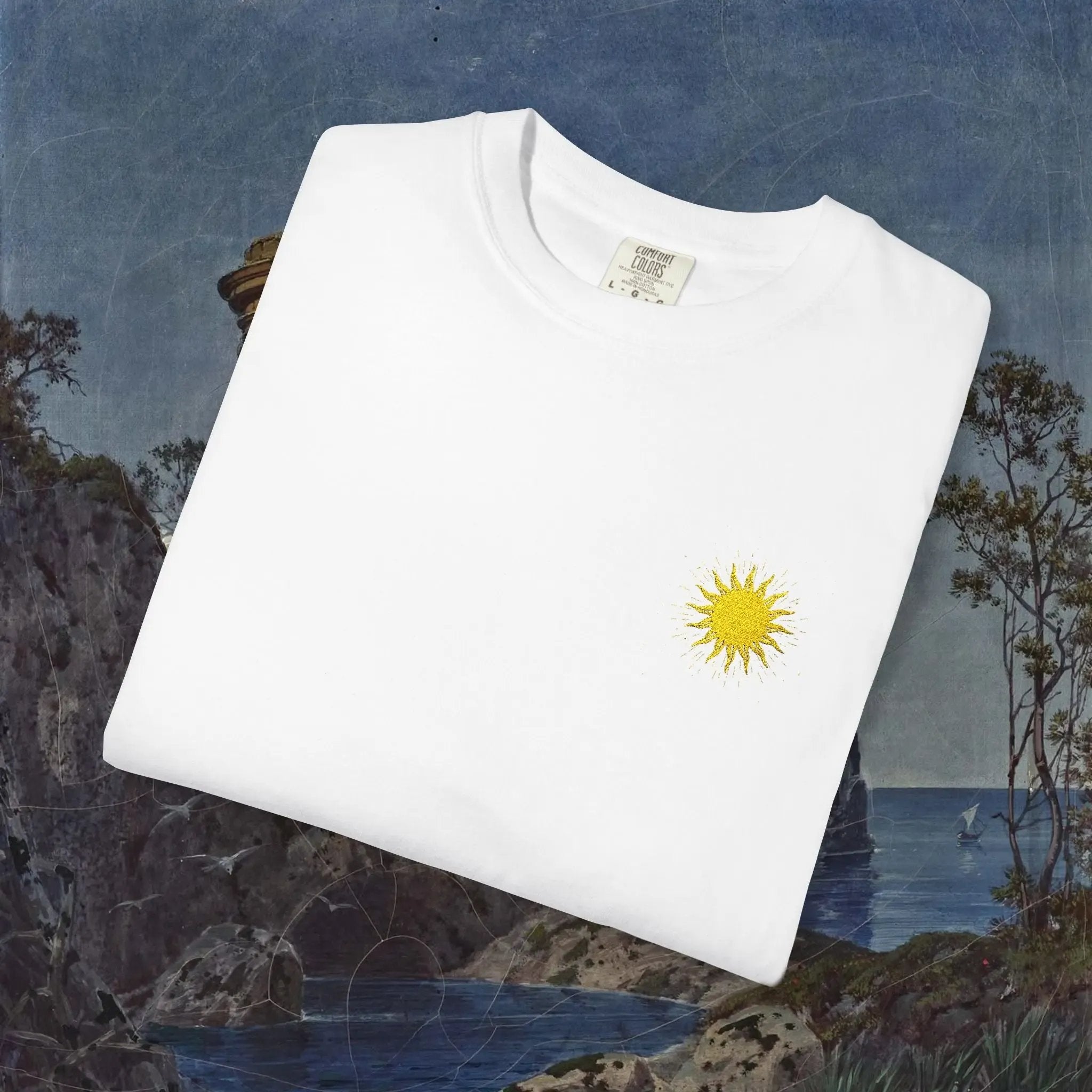 Vitality Sunrise Embroidered T-Shirt Real South Health Co.