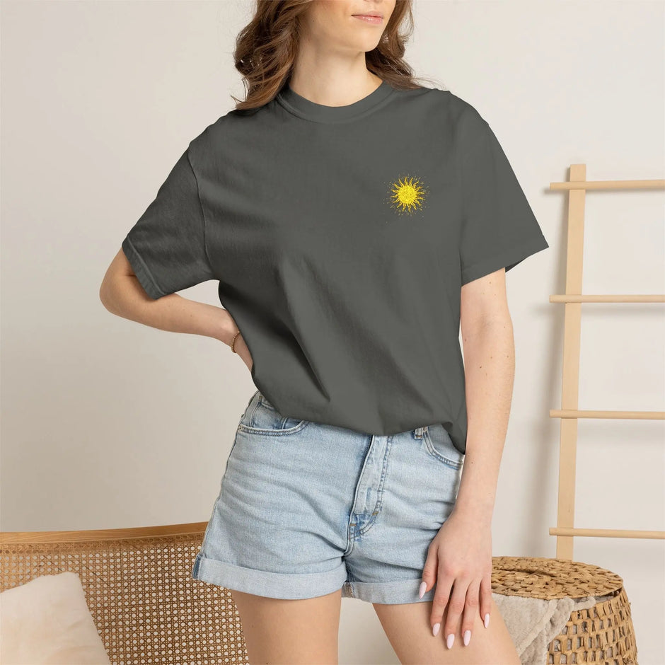 Vitality Sunrise Embroidered T-Shirt Real South Health Co.