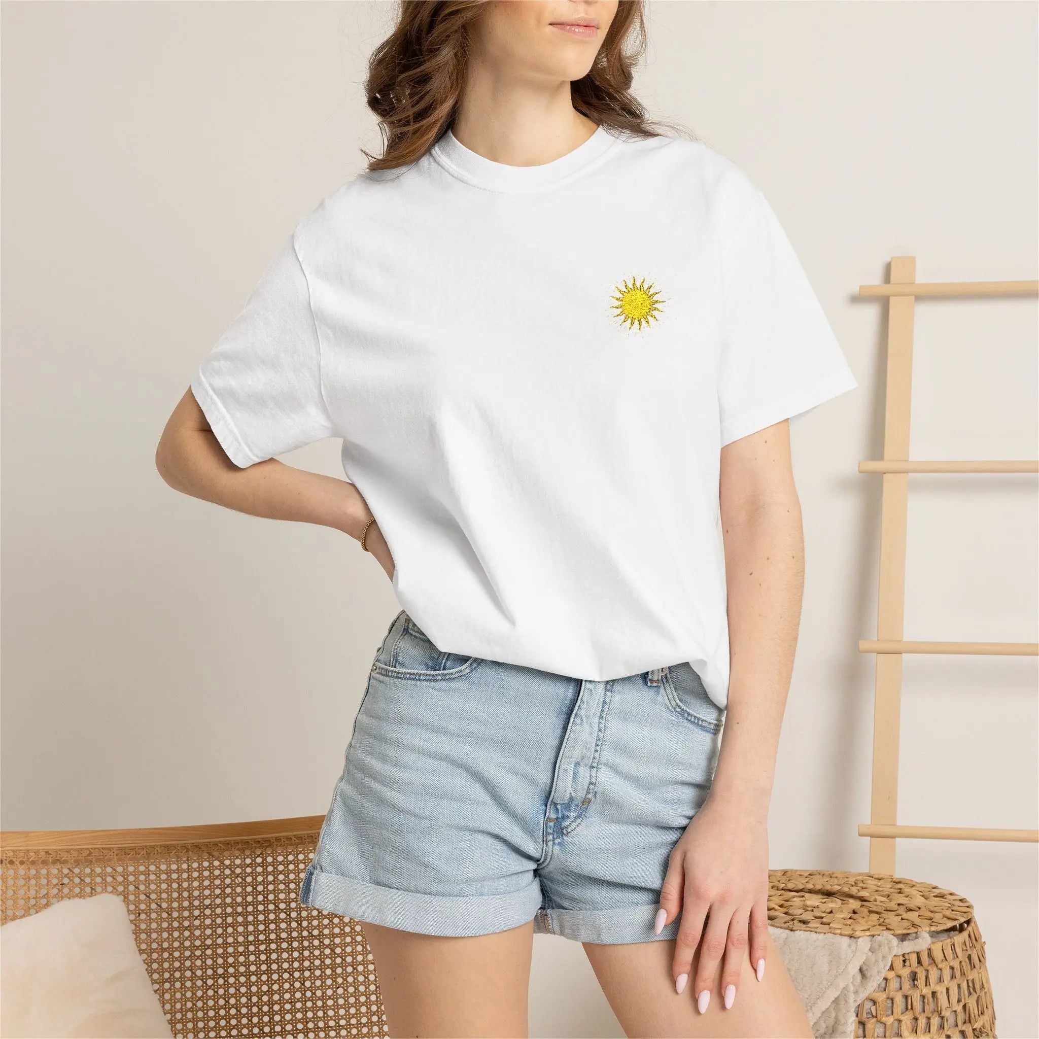 Vitality Sunrise Embroidered T-Shirt Real South Health Co.