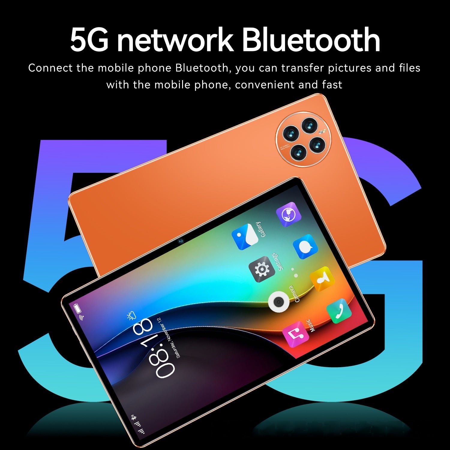 A Dropshipman Home Tablet and Gaming Computer with vibrant displays is showcased before a bold 