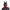 Clad in a sleek black outfit against a stark white background, a person wears the futuristic 'LED Lights Cyberpunk Full Face Mask' by HeadphoneHeat, featuring red LED lights, antenna-like extensions, angular designs, and two hanging red ribbons that create an electronic allure.