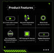 The HeadphoneHeat Smart Display Mechanical Gaming Keyboard features a vibrant 10.1-inch color screen alongside its 84 keys. It offers key-wire separation, a robust metal knob, hot-swappable mechanical switches, and PBT/PC keycaps with a gasket structure. All these elements are connected through a USB interface for maximum convenience and comfort.