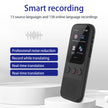 The Dropshipman S80 Language AI Translator Device features a screen for real-time translation, smart recording, professional noise reduction, and offline translation in multiple languages for seamless communication.