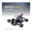 A sleek, futuristic purple and blue RC Quadcopter labeled 