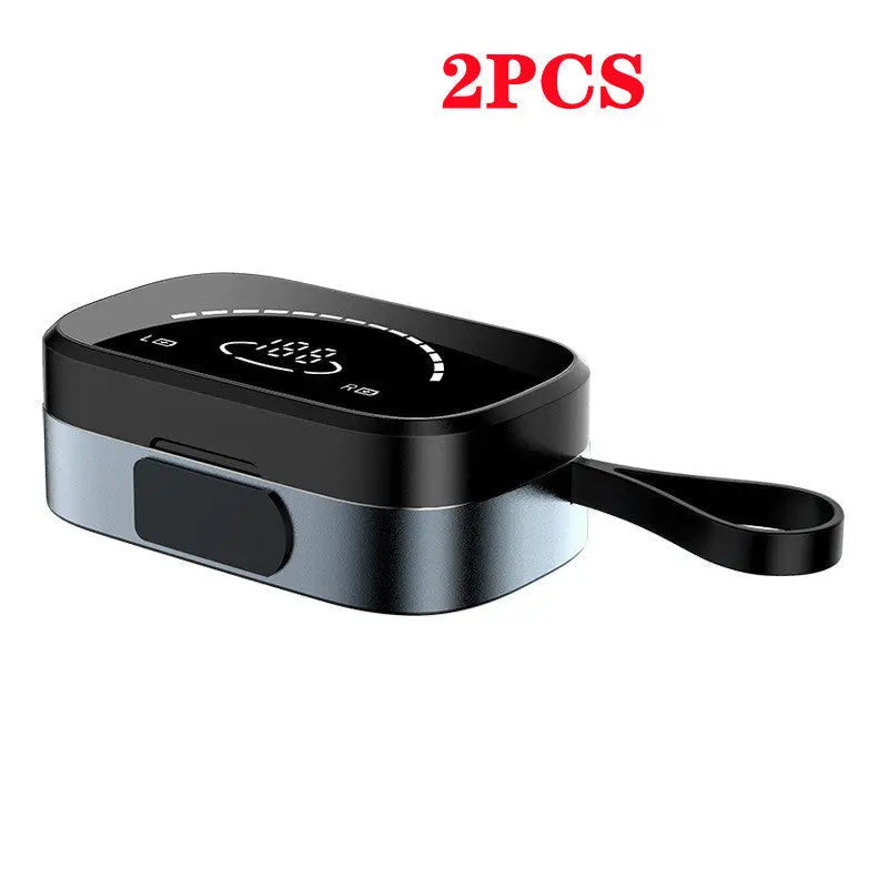 The FLIPSTYLEZLLC Wireless Bluetooth Earphones for Samsung, Huawei, and Xiaomi offer TWS stereo bass, sports earbuds with mic, display, large side button, Bluetooth 5.0 connectivity; comes in a 2PCS pack.
